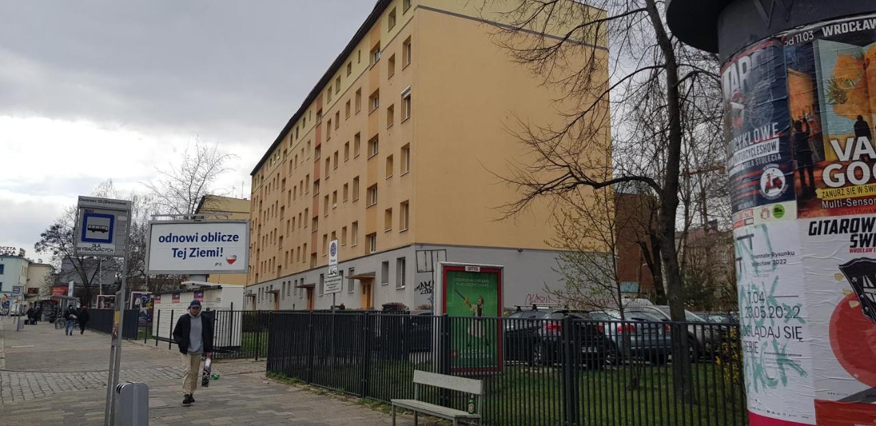 Mieszkanie Jednopokojowe, Ul Dworcowa, Centrum, Parking Gratis!!! Wroclaw Exterior photo